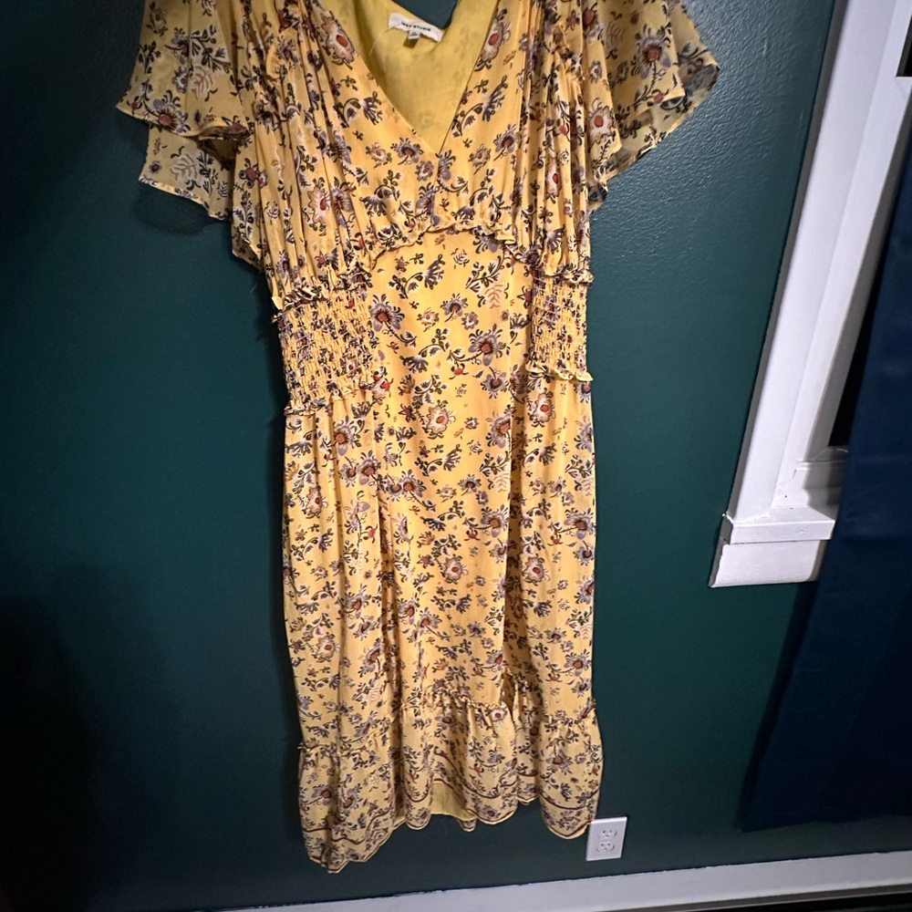 Floral Yellow Dress